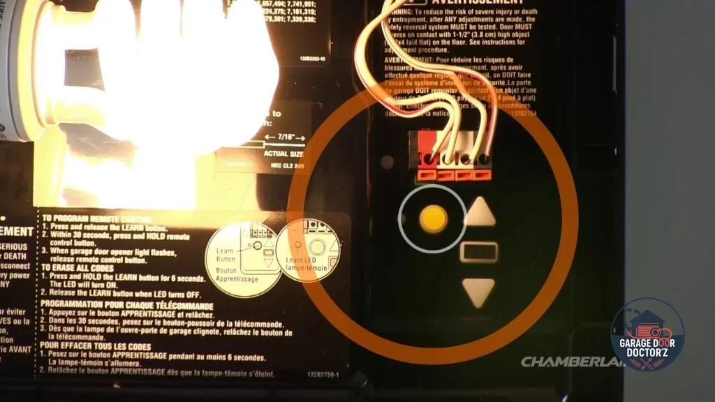 Clear Opener Memory & Reprogram Remotes